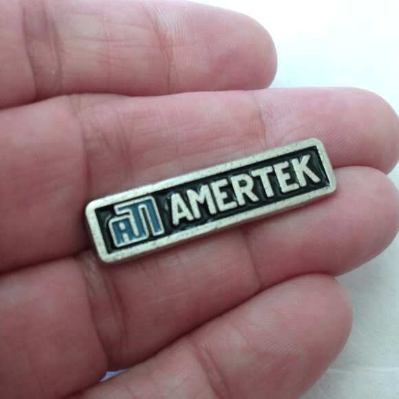 Vintage AMERTEK Lapel Hat Pin Enamel Fire Truck Airport Military Collectible - Picture 6 of 11